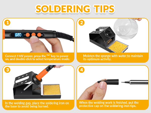 Soldering Iron Kit, 100W High Power Soldering Iron, Digital Display Temperature Control
