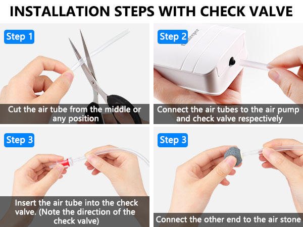 rechargeable air pump aquarium