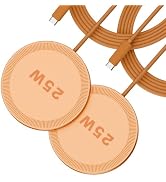 25W Magnetic Wireless Charger: Flat Charging Pad for iPhone 17 16 15 14 13 12 Pro Max, Google Pix...