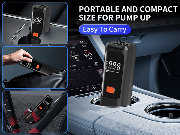 Car Tires, Inflatables, Motorcycle, Balls, Compact Bike Tire Pump