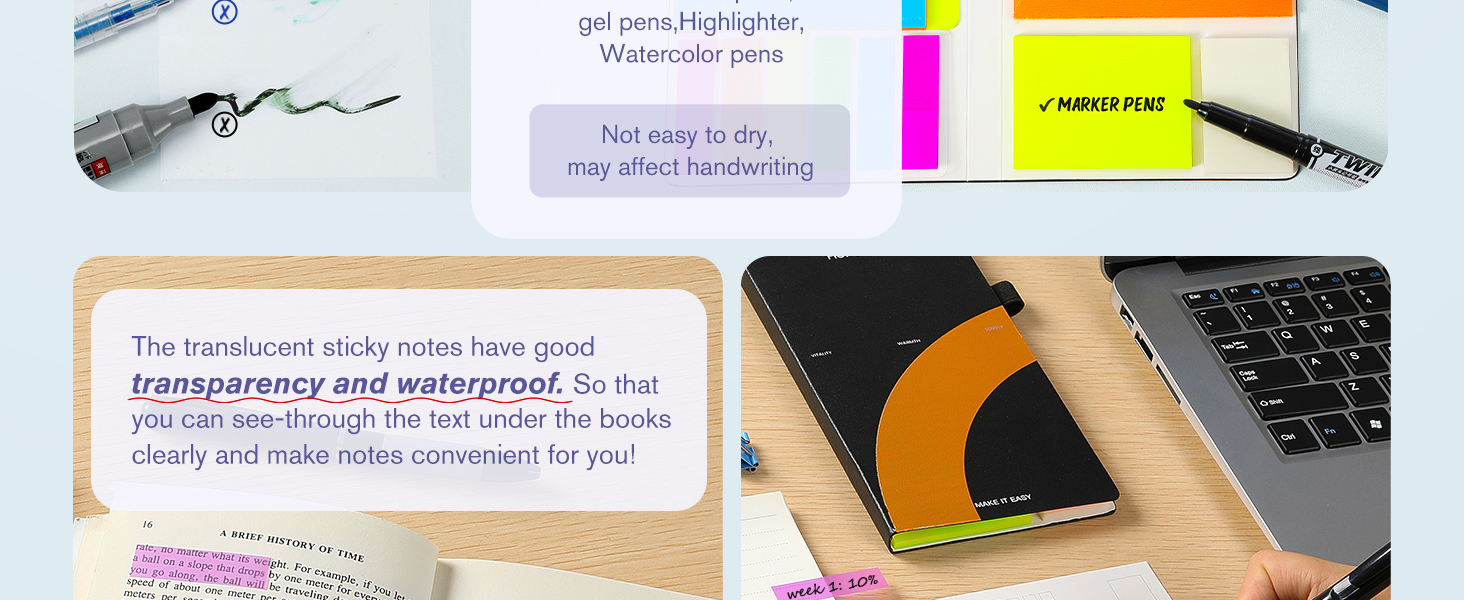 Transparent Sticky Note Pads