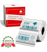 Phomemo Colorful Thermal Printing Labels for M110/M100/M220/M250/M108 Label Printer, 230 Labels/R...