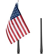 RYDONAIR 7.7” Antenna with Removable US Flag Compatible with Chevy Silverado Colorado Equinox Tra...