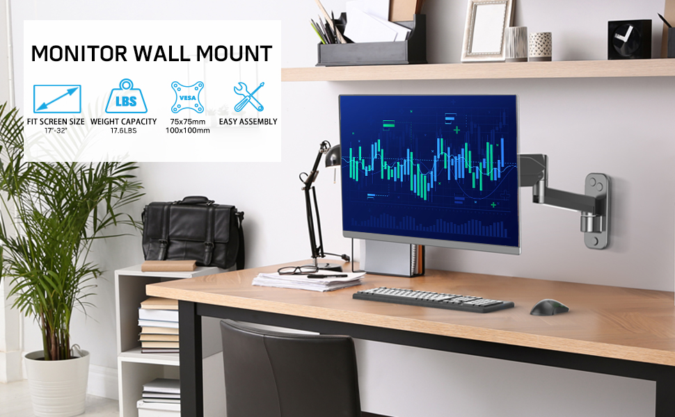 single monitor wall munt