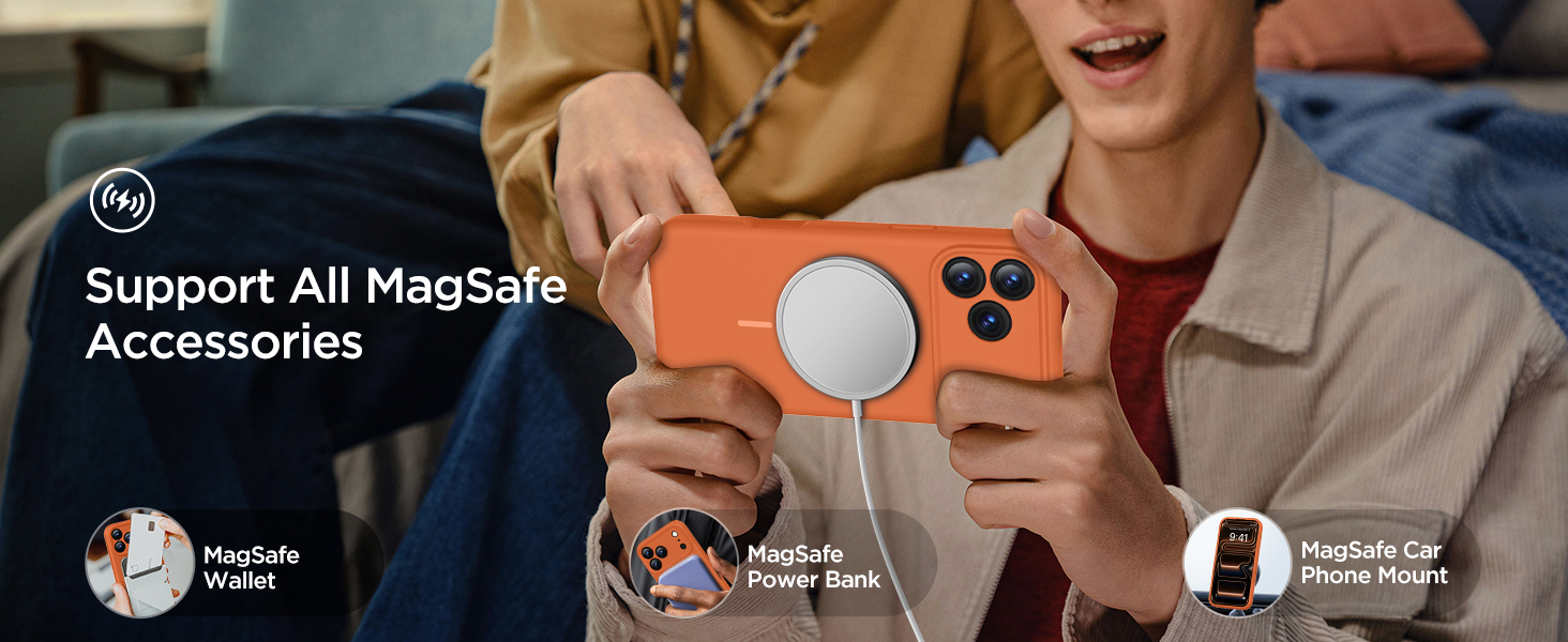 Text reads 'Support All Mediums' and 'Accessories'. Marketing image showing electronic device or accessory promotion with circular icons indicating features or compatibility.