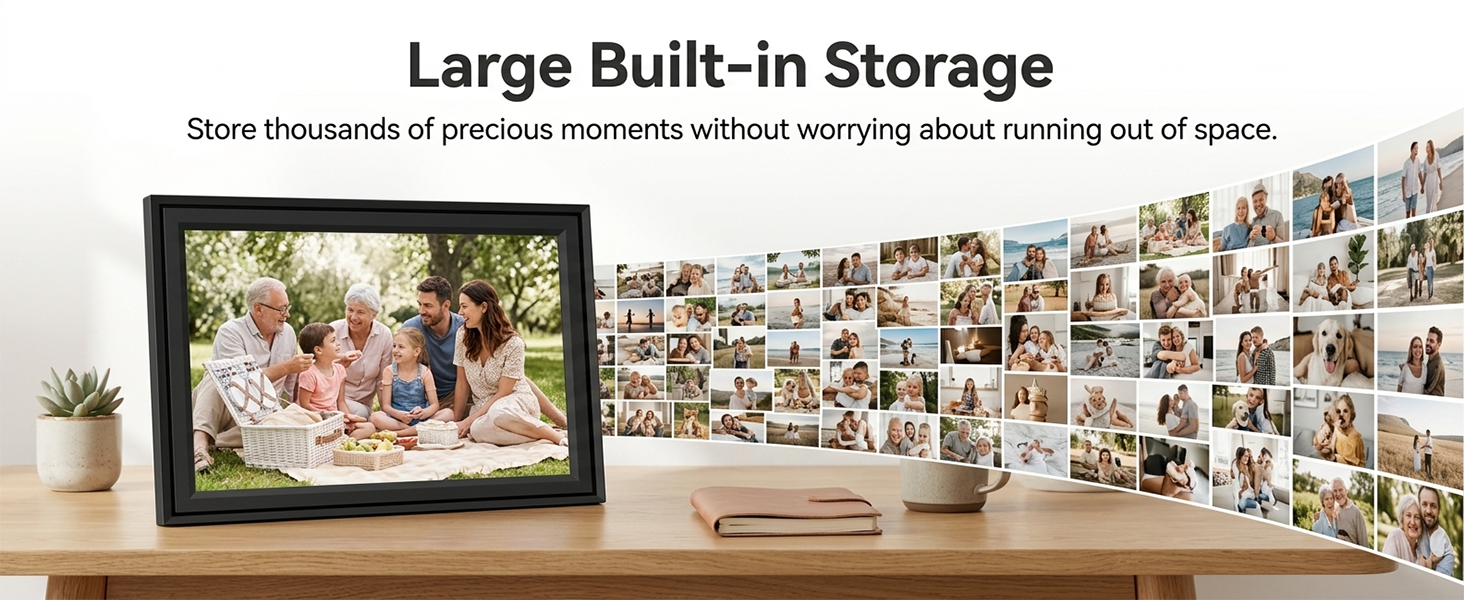 Large built-in storage