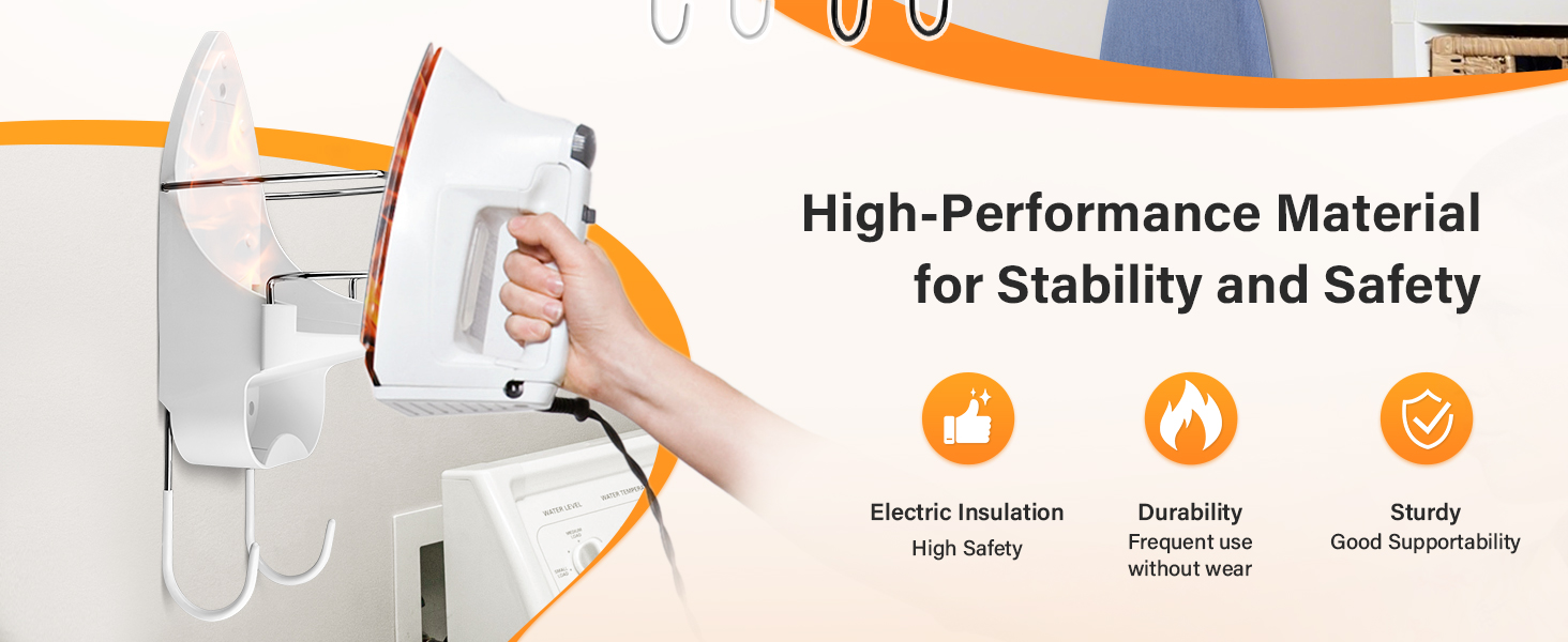 ironing board holder hanger iron Ironing Board Holder Wall Mount Hanger wall mount and