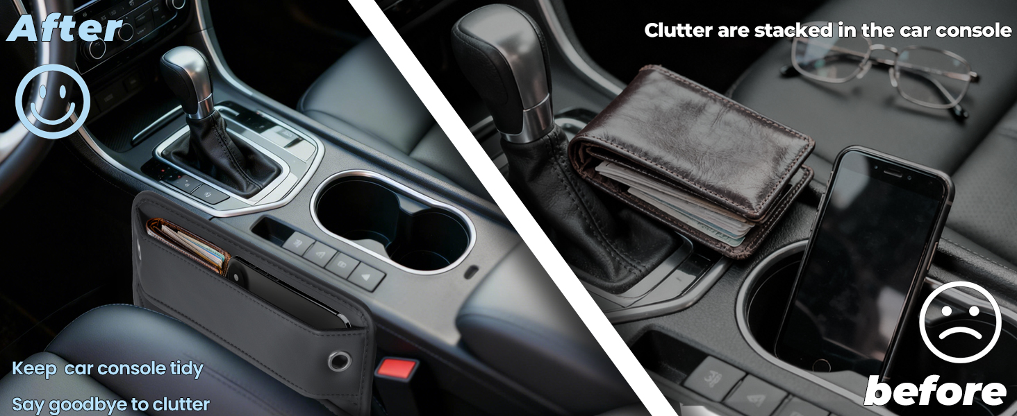 Car Console Tidy Organizer?Clutter-Free Car Storage