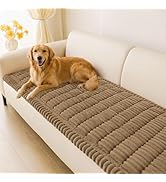 hyha Couch Covers for Dogs Washable, Non Slip Plush Dog Sofa Protectors, Fuzzy Pet Couch Covers f...