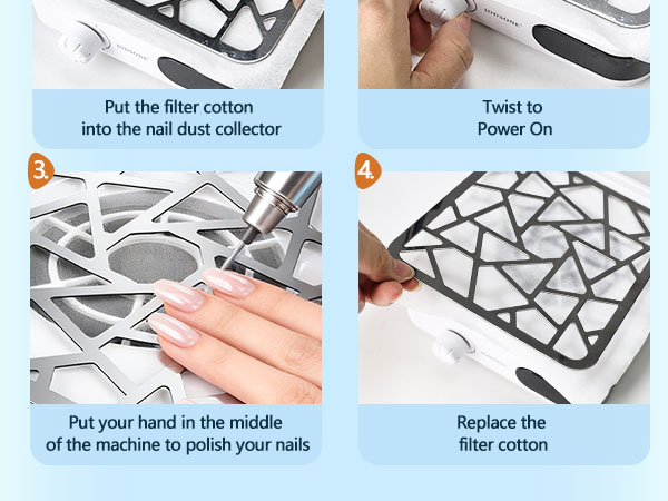 Nail Dust Collector 