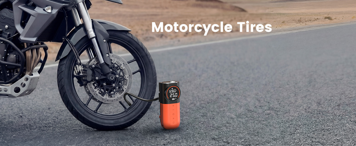 car tire inflator air compressor for motorcycle tires