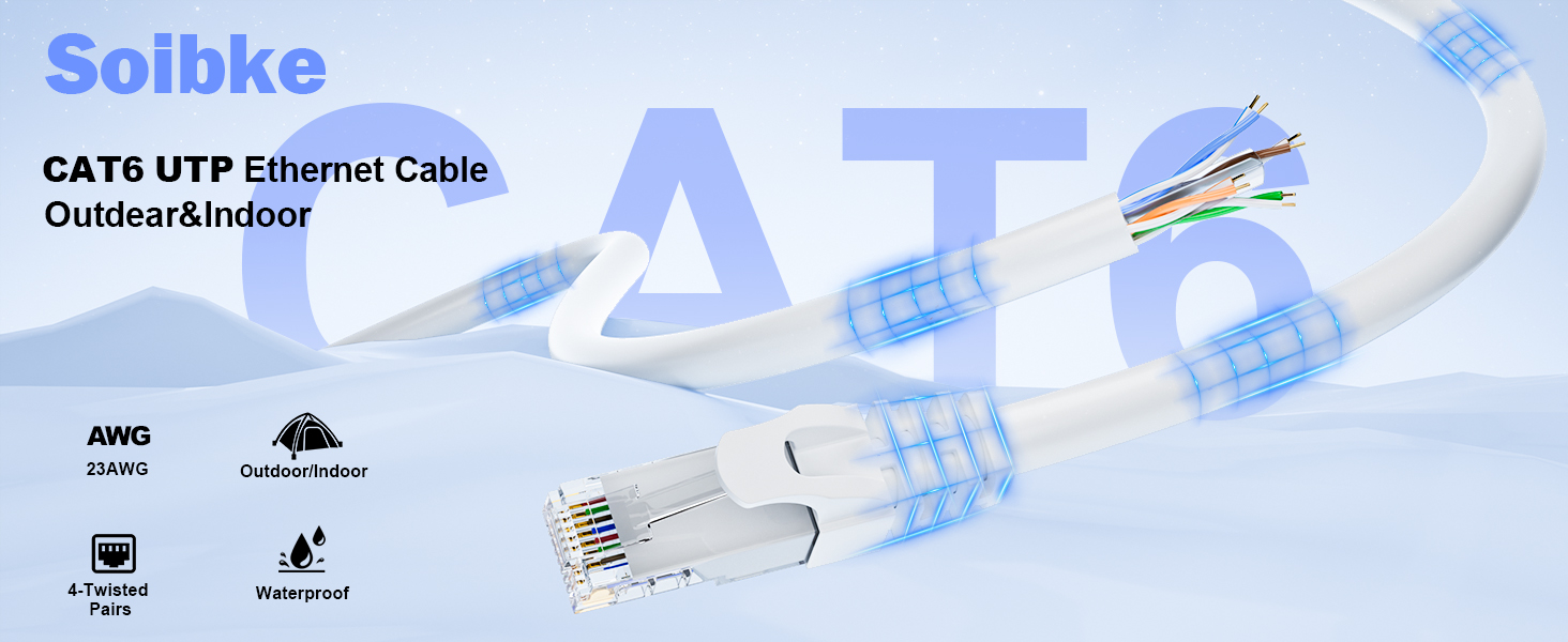 Cat 6 UTP Ethernet Cable
