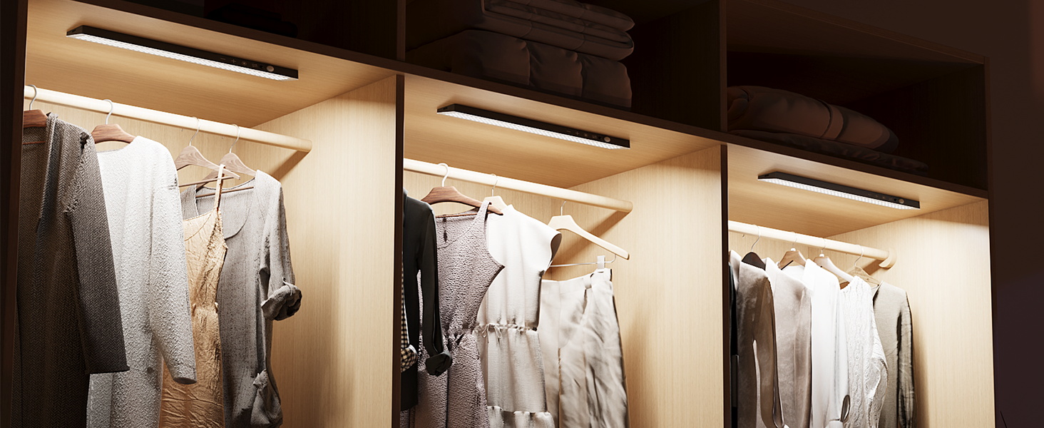 closet lights motion sensored, battery operated