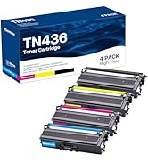 GOTOBY Compatible Toner Cartridge Replacement for Brother TN436 TN 436 TN436BK TN433 TN431for Bro...