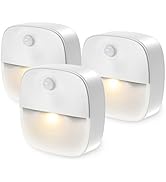 LOFICOPER Motion Sensor Night Light, [Upgraded] Indoor Motion Sensor Light, Battery Powered LED N...
