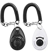 Diyife Clicker Training for Dogs, [2 Pcs] Dog Clicker for Training, Clicker Dog Training with Wri...
