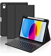 COO for iPad 11/10th Gen Case with Keyboard 11/10.9 inch 2025 A16/2022, Detachable Wireless Bluet...