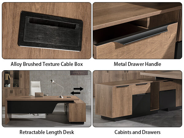 Large L Shaped Office Desk