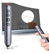 Norwii Wireless Presentation Clicker Bluetooth, Spotlight Presentation Remote PowerPoint Clicker ...