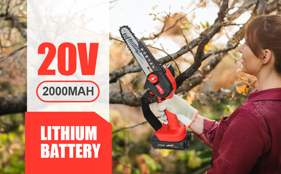 mini chain saw battery powered