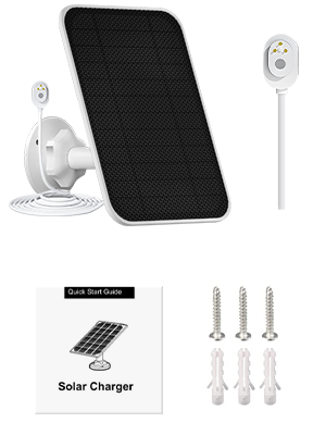 solar panel for camera