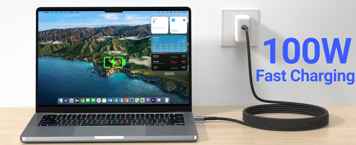 usb c to usb c rapid charge cord