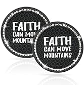 AOCISKA 2 Pack Bling Car Coasters,Universal Car Cup Holder Coaster,2.75 inch Silicone Anti Slip C...