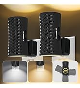 Night Lights Plug into Wall, 360° Rotatable Plug in Night Light with Light Sensor, 3000K/5000K Li...