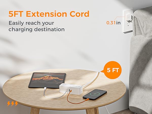 extension cord with multiple outlets