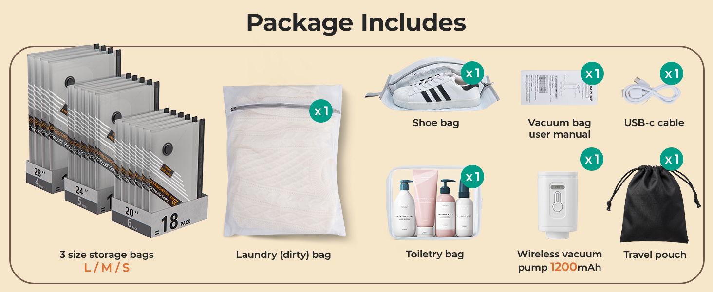 storage bags vacuum sealed