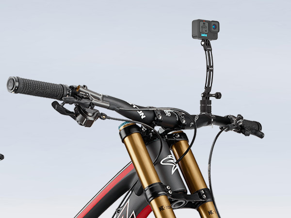 GoPro Aluminum Alloy Curved Extension Arm (5.3”) Metal Pole Mount