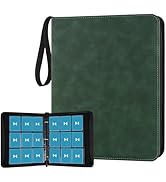GERMUN 720 Card Binder, Premium Trading Card Binder, 9 Pocket Double Sided Pocket PU Card Collect...