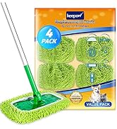 KEEPOW Reusable Microfiber Mop Pads Compatible with Swiffer Sweeper Mop, Dry Sweeping Cloths, Was...