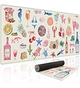 Baziabbo Desk Mat,XXL Extended Large Mouse Pad,Gaming Mousepad with Stitched Edge,Non-Slip Rubber...