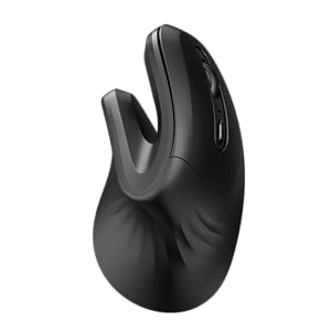 Silent Dual Mode Vertical Mouse, Vertical Silent Mouse, Perfect Grip, Most Comfortable Ergonomics