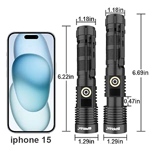 Pocket Flashlight Size