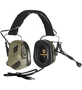 EARMOR M32 PLUS 2024 Version Tactical Headset Hunting &amp; Shooting Earmuffs with Microphone, Sound ...