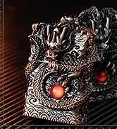 Cool Lighters, Windproof Carving Dragon Antique Lighter, Reusable Kerosene Grinding Wheel Lighter...