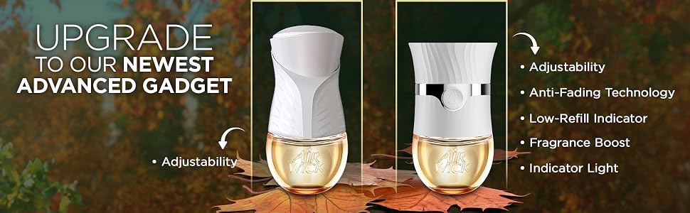 Optimized Airflow for 360* Fragrance Diffusion 5 adjustable settings for perfect fragrance control