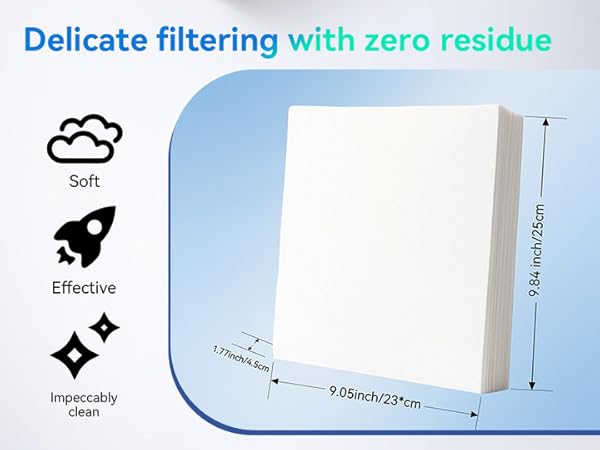 Nail Dust Collector Filter Paper