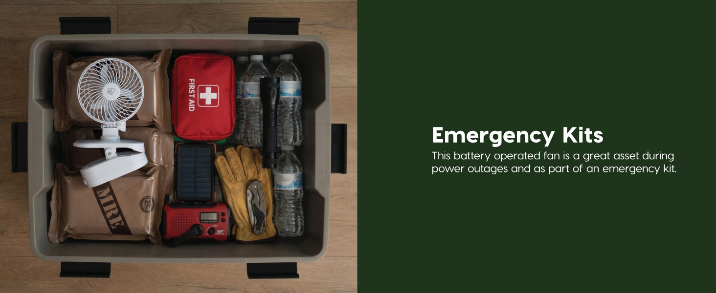 emergency kit battery operated wireless