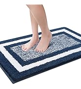 KMAT Bathroom Rugs Bath Mat,Non-Slip Fluffy Soft Plush Microfiber Bath Rugs, Machine Washable Qui...