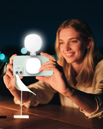 Magnetic Selfie Light, Phone Light Compatible with MagSafe iPhone &amp;amp;amp; Android