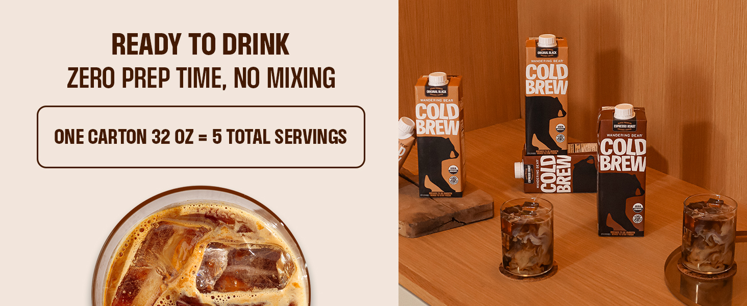Wandering Bear Cold Brew 32 oz