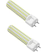 Sxminer G12 LED Light Bulb 15W, [2-Pack] 150W Halogen Equivalent, Daylight White 6000K, 144-LED C...