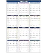 2026-2027 Yearly Wall Calendar - Calendar 2026-2027, JUL 2026 - JUN 2027, Yearly Calendar/Planner...