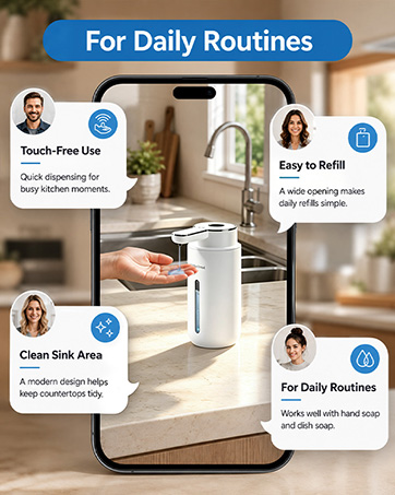 DONASIRA Automatic Soap Dispenser