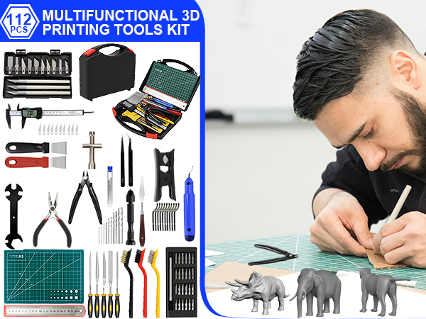 112 PCS 3D Printing Tool Kit