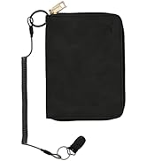 Passport Holder with Tether and Carabiner Clip to Prevent Loss and Theft, Rfid Passport Holder fo...
