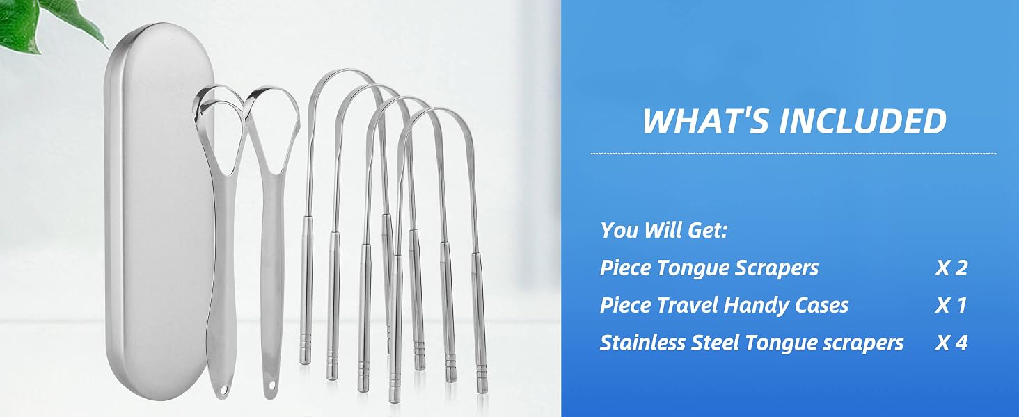 Aussumy 6 Pack Tongue Cleaners